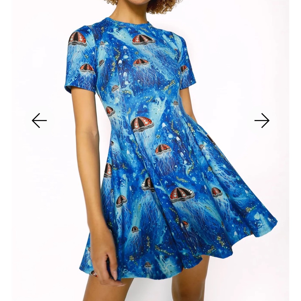 BlackMilk Jellyfish Season Evil Tee Dress